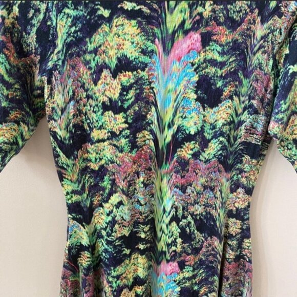 Kenzo Paris Dress Watercolor Green Small - Picture 8 of 9